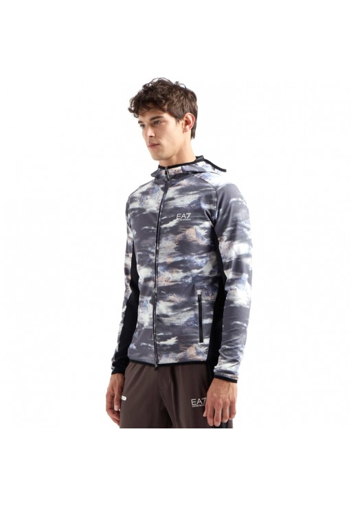 Ветровка EA7 EMPORIO ARMANI VIGOR7 M HOODIE FZ PL ST
