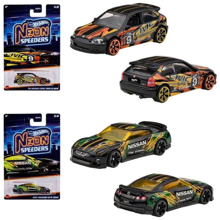 Игрушка машина Mattel Neon Speeders - 2