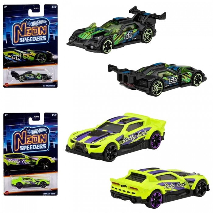 Игрушка машина Mattel Neon Speeders - 3