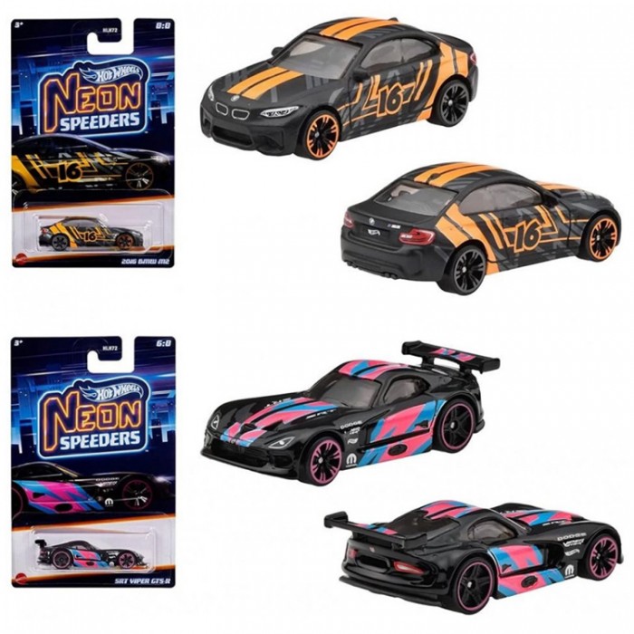 Игрушка машина Mattel Neon Speeders - 5