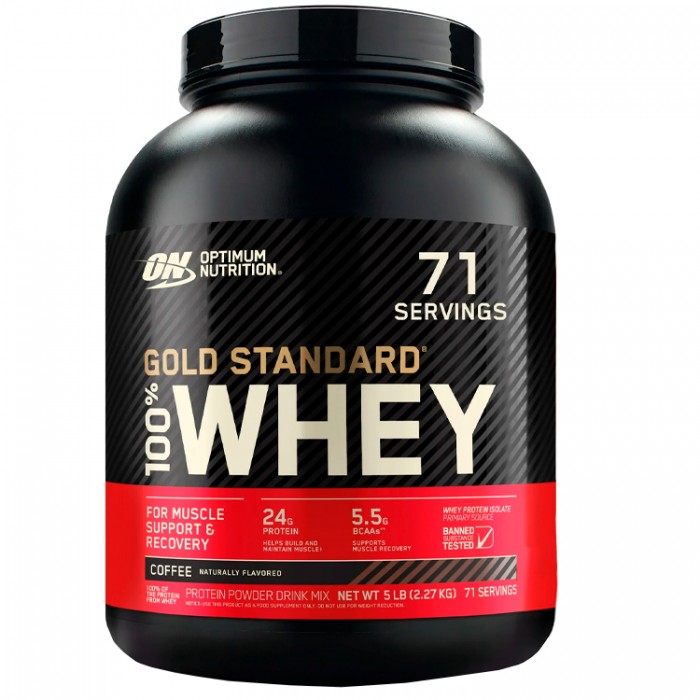 Proteine din zer Optimum Nutrition Gold Standard 100% WHEY Coffee 5lb 1111973