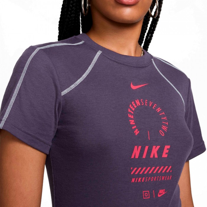 Платье Nike W NSW DRESS SS FEMME SW HF5955-573 - изображение №5