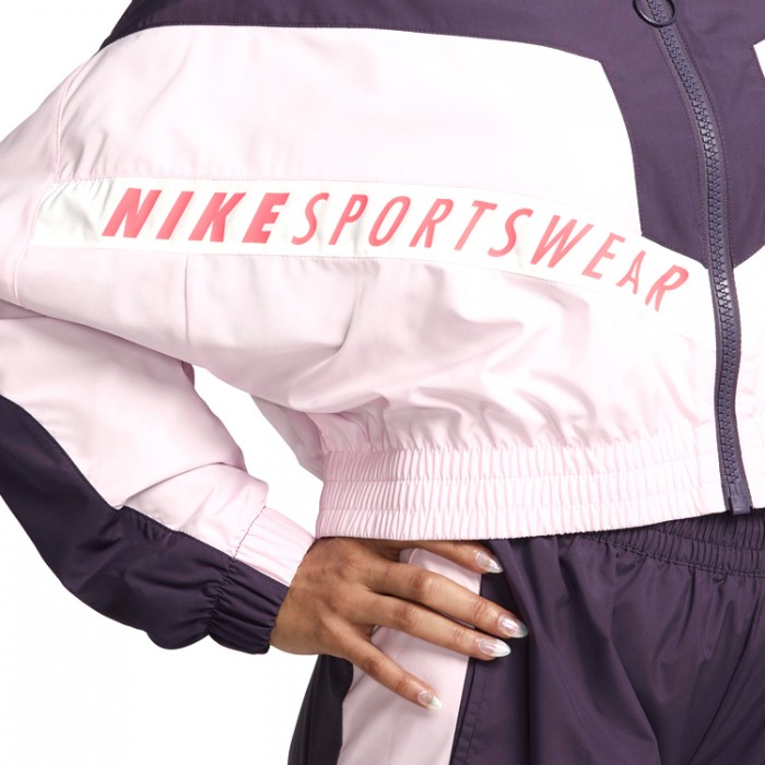 Толстовка Nike W NSW JKT WVN STREET SW HF5956-573 - изображение №2