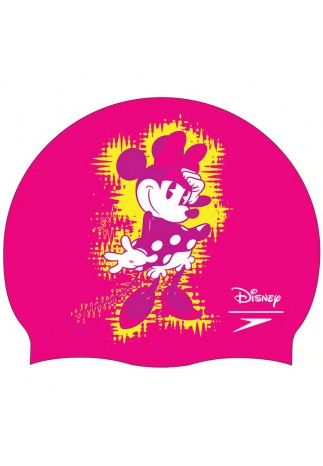 Силиконовая шапочка для плавания Speedo MINNIE MOUSE SLOGAN CAP