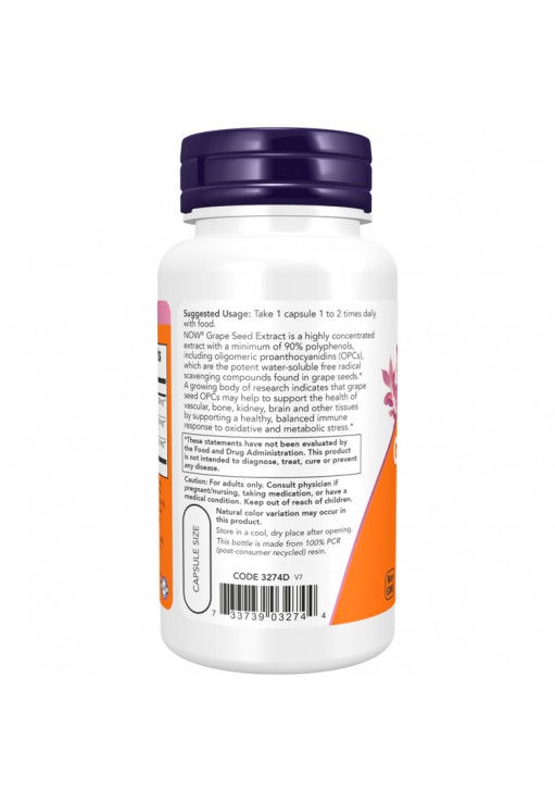 Vitamine Now Foods Extra Strength Grape Seed 250 mg