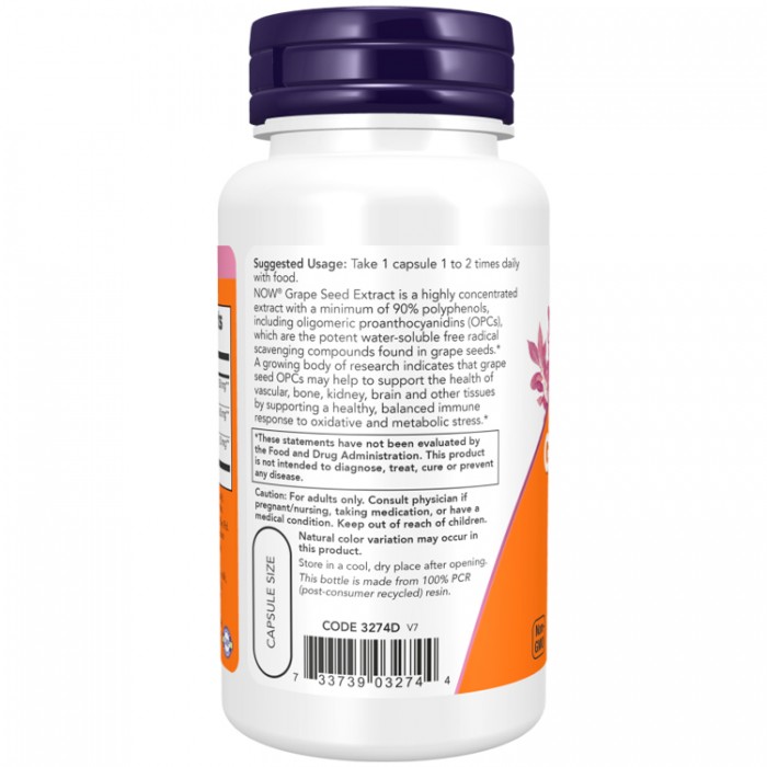 Vitamine Now Foods Extra Strength Grape Seed 250 mg NF3274 - 2