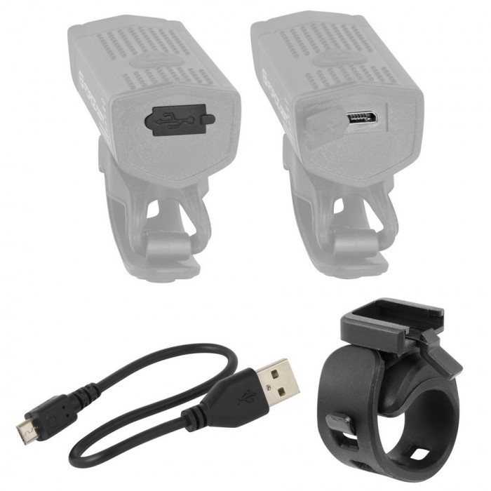 Набор фар для велосипеда Force USB DOT front+rear 454075 - 4