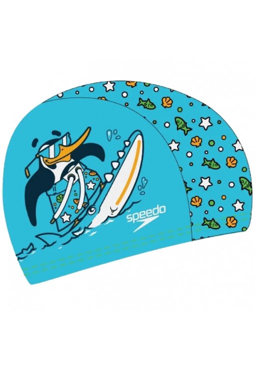 Полиэстеровая шапочка для плавания Speedo PRINTED POLYESTER CAP