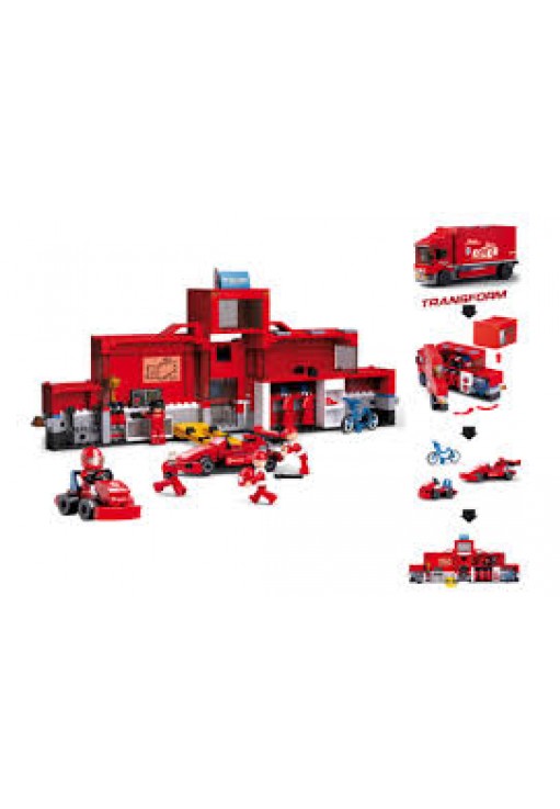 Игрушки SLUBAN F1 Racing Car Station