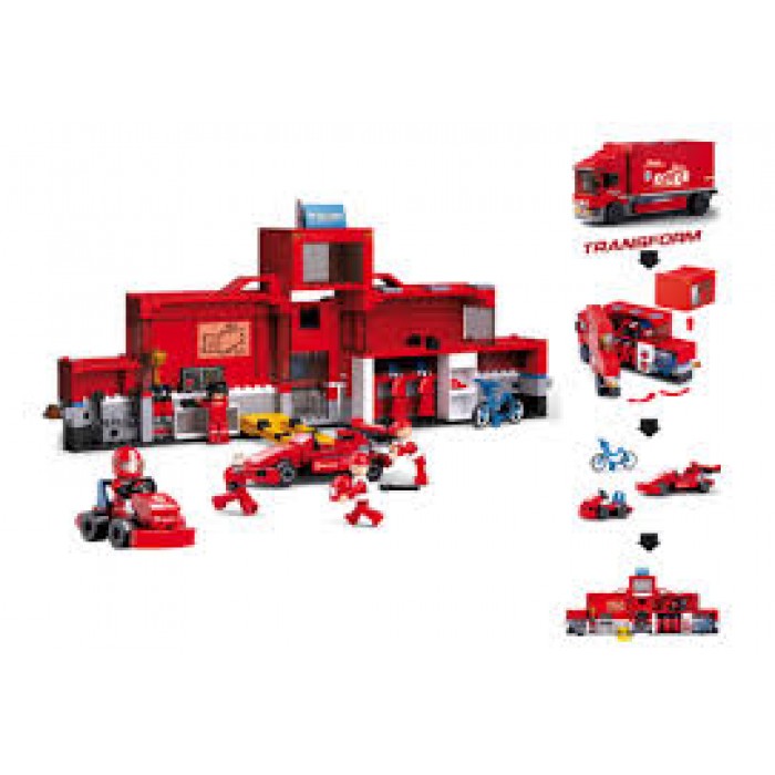 Игрушки SLUBAN F1 Racing Car Station B0375