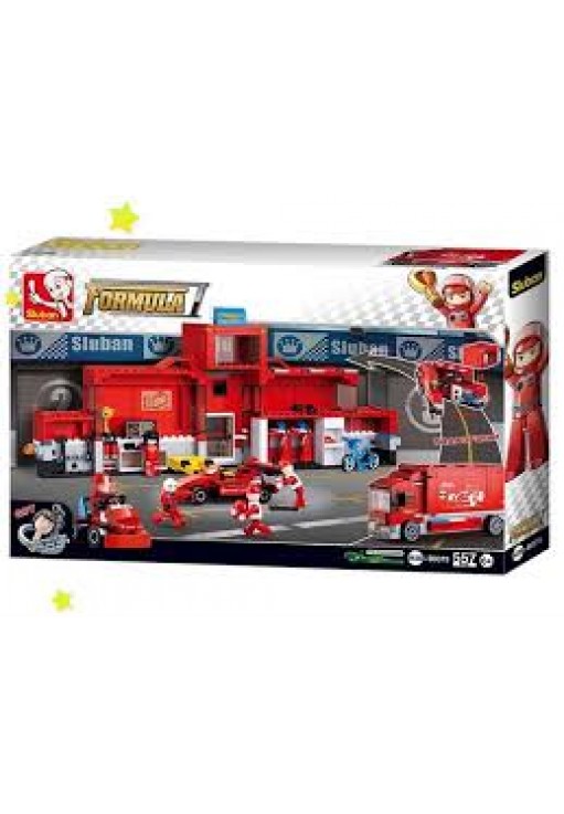 Jucarii SLUBAN F1 Racing Car Station