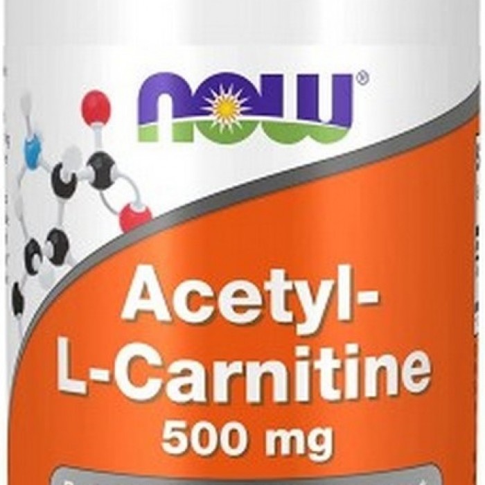 Ацетил-Л-Карнитин Now Sports ACETYL L-CARN 500mg 50 VCAPS NS75 - изображение №3