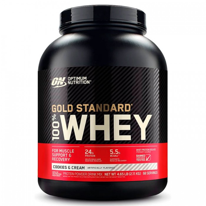 Proteine din zer Optimum Nutrition ON 100% WHEY GOLD COOKIES CREAM 4.65LB 1111976