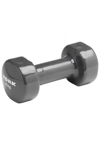 Gantera 4 kg YORK Vinyl Dipped Dumbbells (Fitbell)