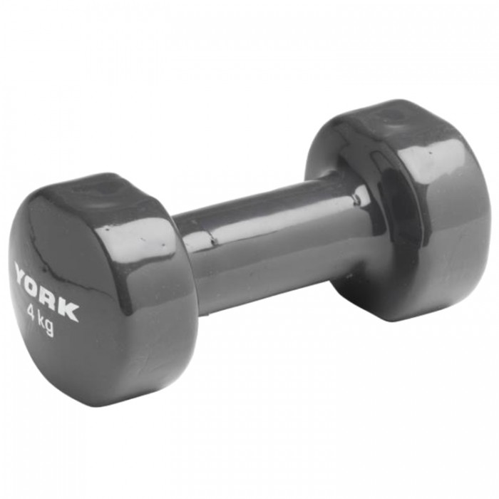 Gantera 4 kg YORK Vinyl Dipped Dumbbells (Fitbell) 1676