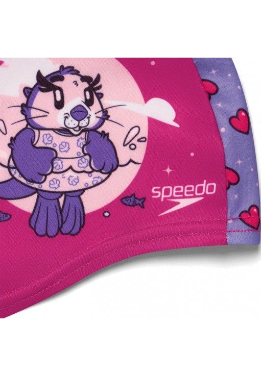 Полиэстеровая шапочка для плавания Speedo PRINTED POLYESTER CAP