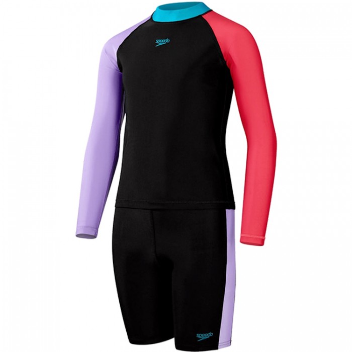 Costum de baie Speedo COLBL LS SP TOP & SHT 8-1286315476