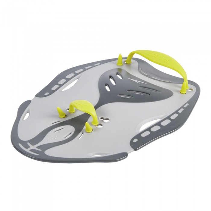 Лопатки для плавания Speedo POWER PADDLE AU GREY/GREEN - изображение №2