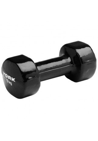Gantere 5 kg YORK Vinyl Dipped Dumbbells (Fitbell)