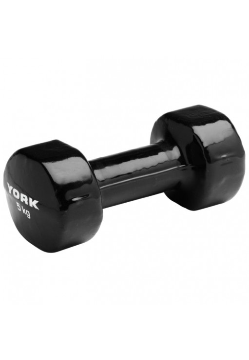 Гантель 5 кг YORK Vinyl Dipped Dumbbells (Fitbell)