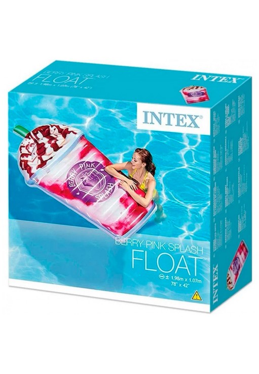 Надувной матрас INTEX BERRY PINK SPLASH