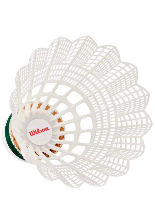Набор воланов для бадминтона 6 шт Wilson CHAMPIOSHIP WHITE 77