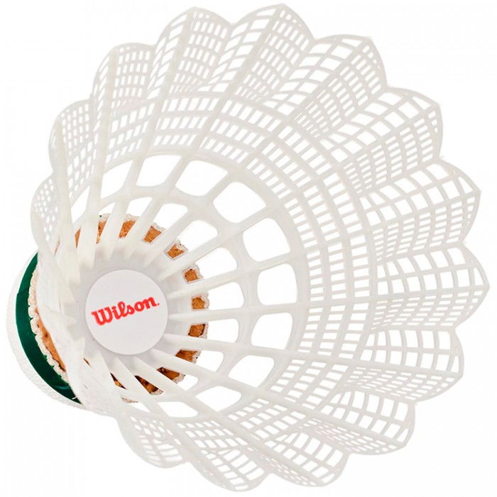 Набор воланов для бадминтона 6 шт Wilson CHAMPIOSHIP WHITE 77 WRT6042WH77 - 2 Набор воланов для бадминтона 6 шт Wilson CHAMPIOSHIP WHITE 77 WRT6042WH77 - 2