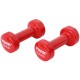 Set gantere 10 kg YORK Vinyl Dipped Dumbbell (Fitbell) Set in case 1678 - 2