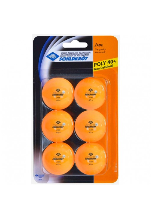 Set mingi p/u tenis de masa 6 buc Donic DONIC JADE 40+ ORANGE