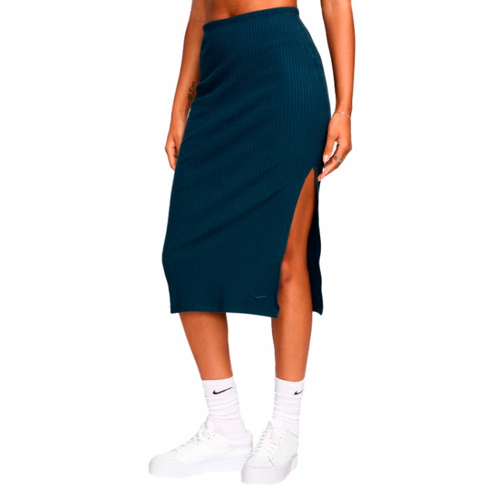 Юбка Nike W NSW NK CHLL KNT RIB MD SKIRT FQ1636-478 - изображение №3