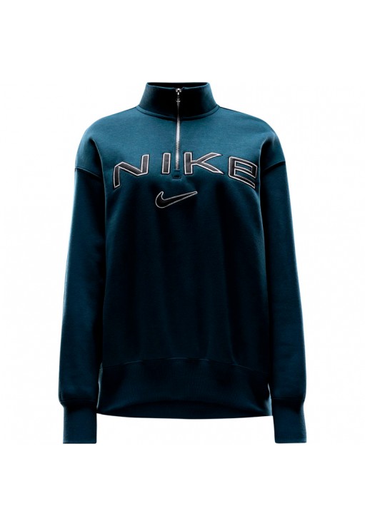 Толстовка Nike W NSW PHNX FLC OS LOGO QZ