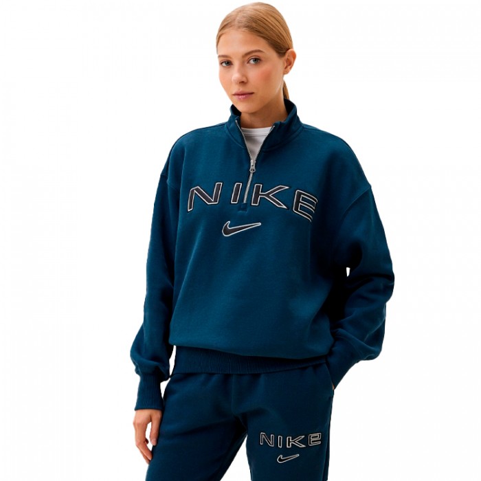 Толстовка Nike W NSW PHNX FLC OS LOGO QZ FV7679-478 - 2