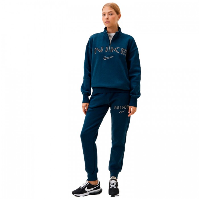 Толстовка Nike W NSW PHNX FLC OS LOGO QZ FV7679-478 - 3