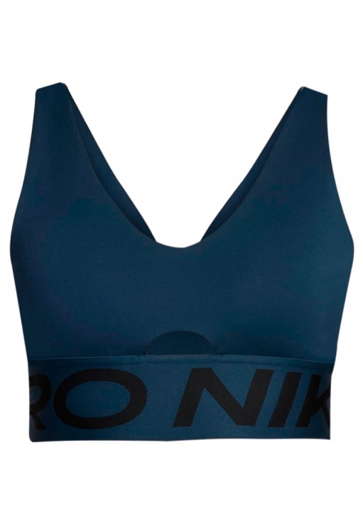 Спортивное бра Nike W NP INDY PLUNGE BRA BOLD