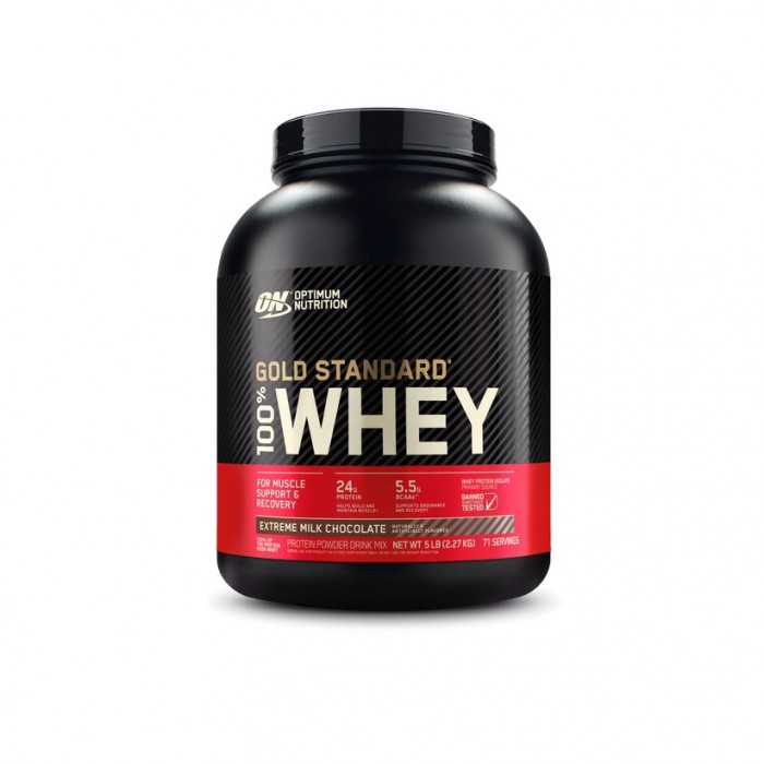 Proteine din zer Optimum Nutrition ON 100% WHEY GOLD EXTREME MILK CHOC 5LB 1031679 - 2