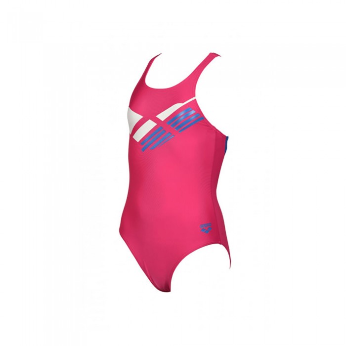Costum p/u inot Arena GIRLS SWIMSUIT V BACK LOGO 005330-980