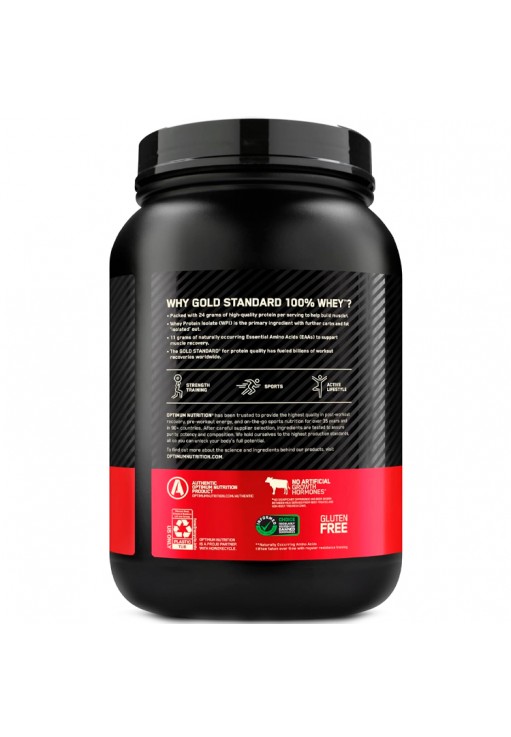 Сывороточный протеин Optimum Nutrition Gold Standard 100% WHEY Strawberry 2lb