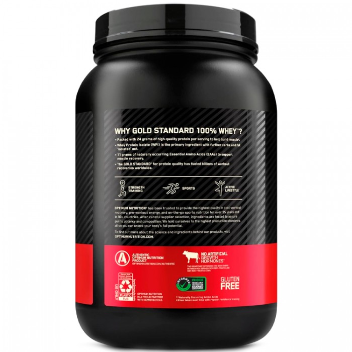 Сывороточный протеин Optimum Nutrition Gold Standard 100% WHEY Strawberry 2lb 1111980 - 2