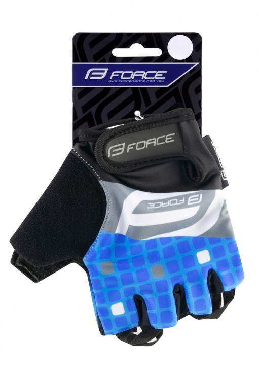 Перчатки велосипедные Force SQUARE