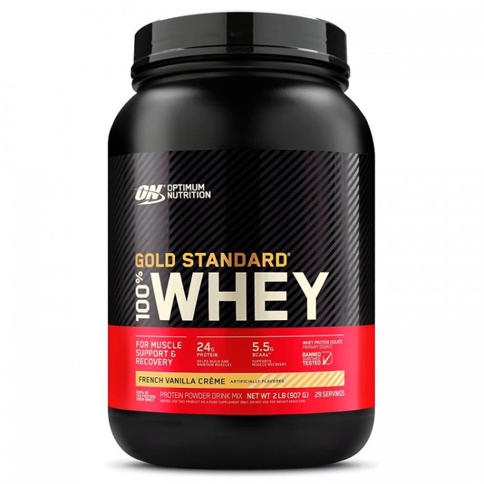 Proteine din zer Optimum Nutrition ON 100% WHEY GOLD FRENCH VAN CREME 2LB 1031681