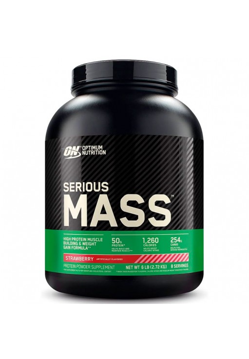 Гейнер Optimum Nutrition ON SERIOUS MASS STRAWBERRY 6LB