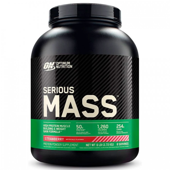 Гейнер Optimum Nutrition ON SERIOUS MASS STRAWBERRY 6LB 1099181