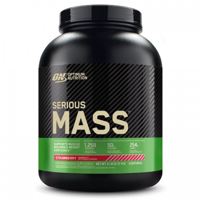 Гейнер Optimum Nutrition ON SERIOUS MASS STRAWBERRY 6LB 1099181 - 2