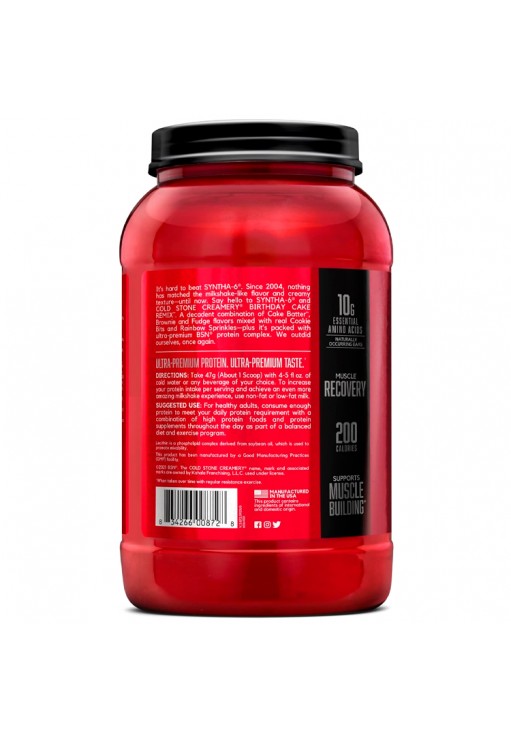 Сывороточный протеин BSN Syntha-6 Cold Stone Creamery-Birthday Cake Remix 2.59lb