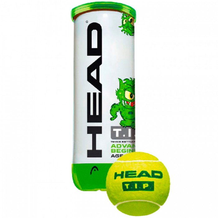 Set mingi p/tenis 3 buc HEAD TIP VERDE 3B 5781281