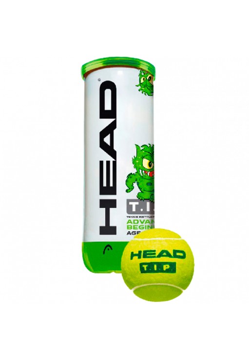Набор мячей для тенниса 3 шт HEAD TIP VERDE 3B
