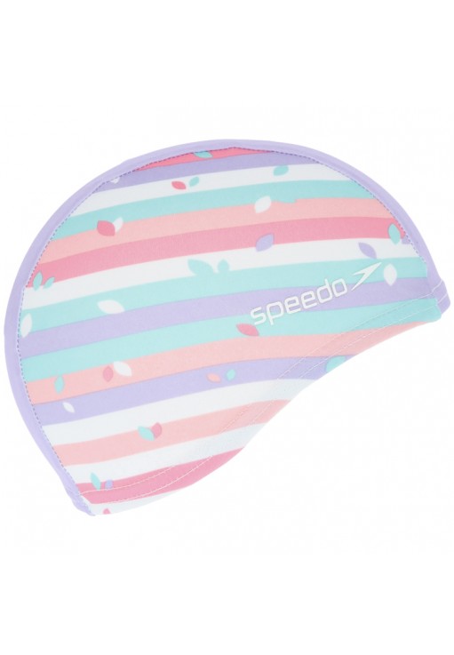 Текстильная шапочка для плавания Speedo PRINTED POLYESTER  CAP IU