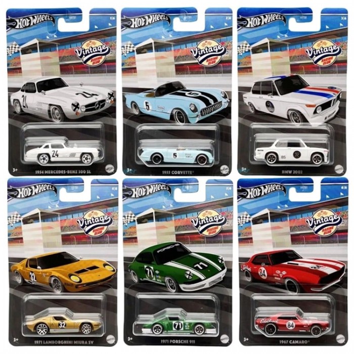 Jucarie masina Mattel Retro de curse