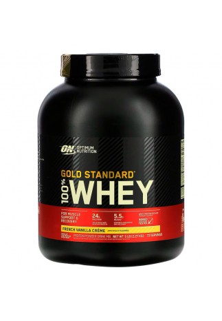 Proteine din zer Optimum Nutrition ON 100% WHEY GOLD FRENCH VAN CREME 5LB