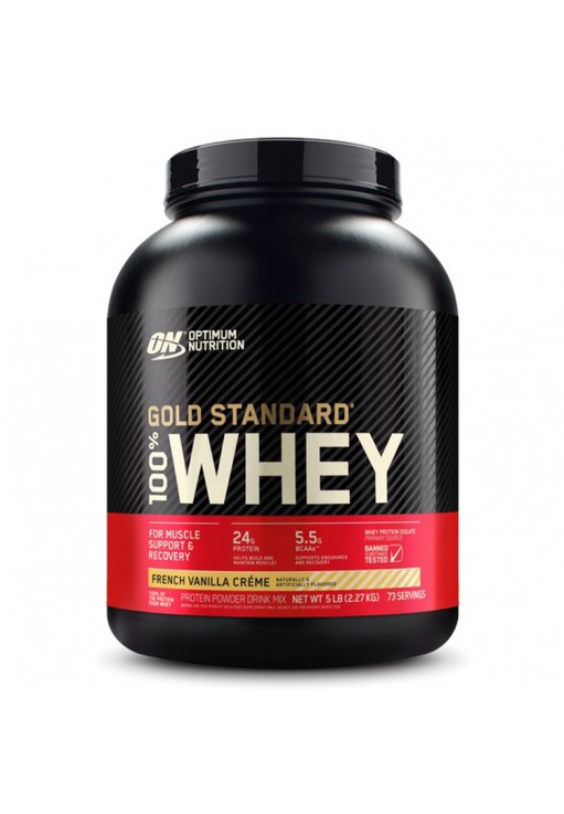Сывороточный протеин Optimum Nutrition ON 100% WHEY GOLD FRENCH VAN CREME 5LB
